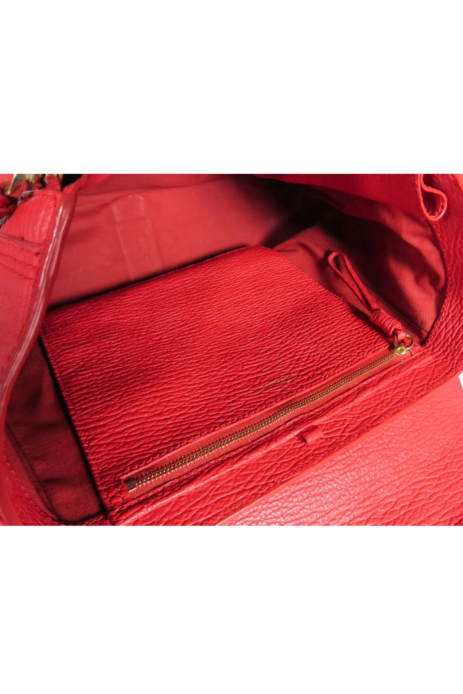 3.1 Phillip Lim - Red Leather Pashli Satchel Bag