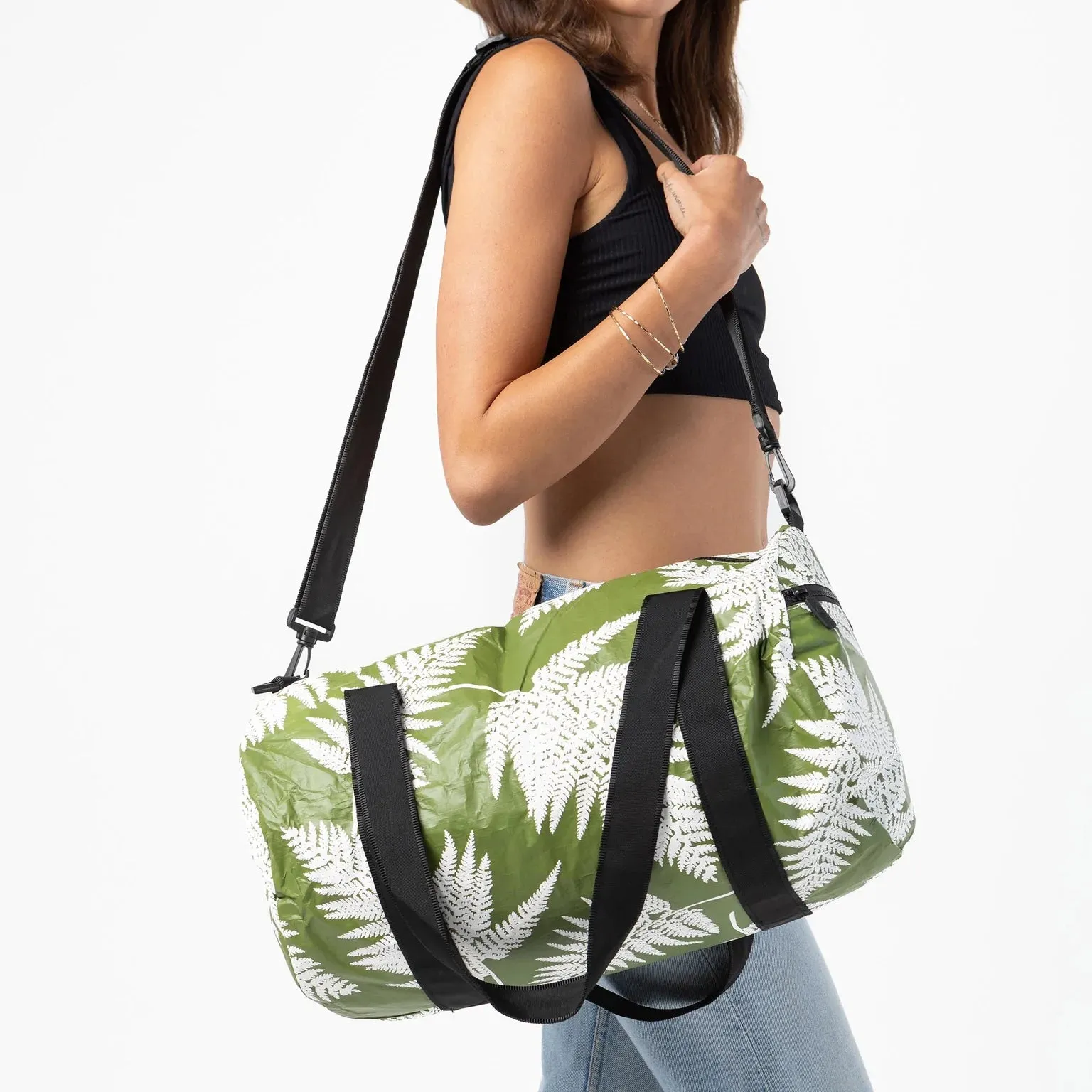 Aloha Palapalai Seaweed Duffel