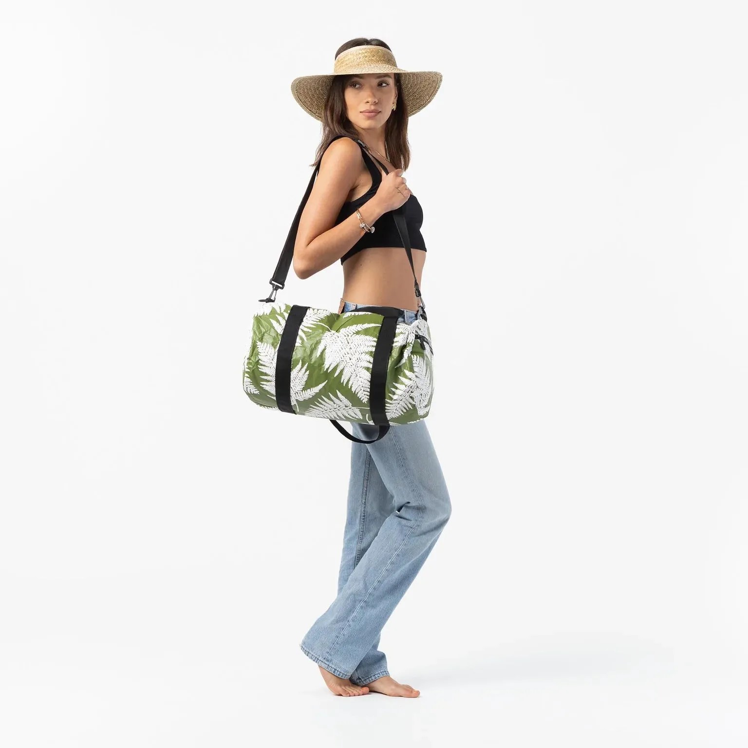 Aloha Palapalai Seaweed Duffel