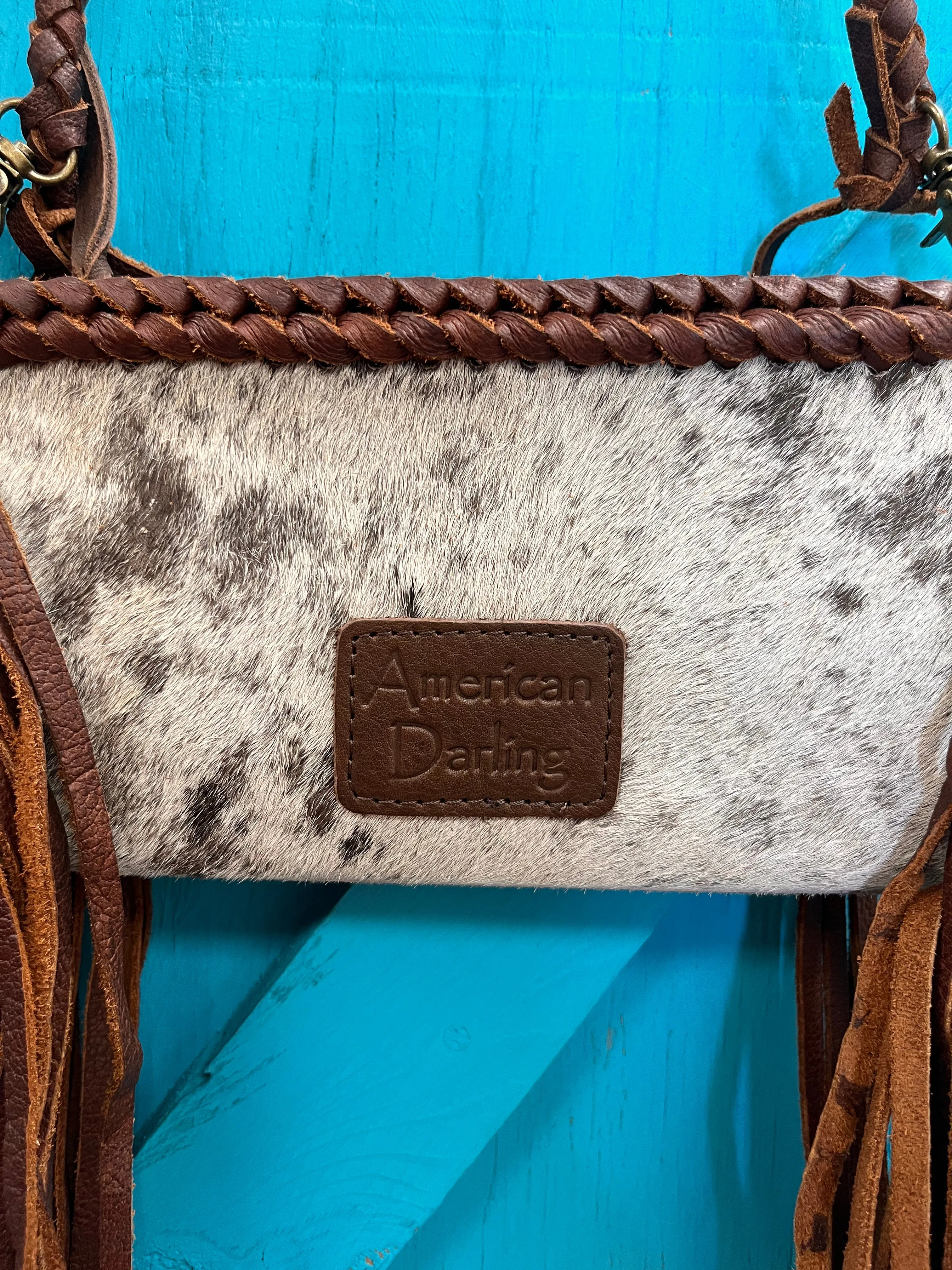 American Darling Hair On Cowhide Crossbody Purse ADBGM277C