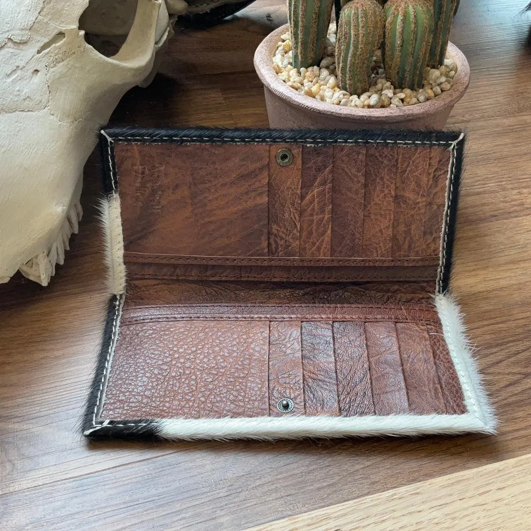 American Darling Hair On Cowhide Wallet ADBG258BKW ADBG258TAW