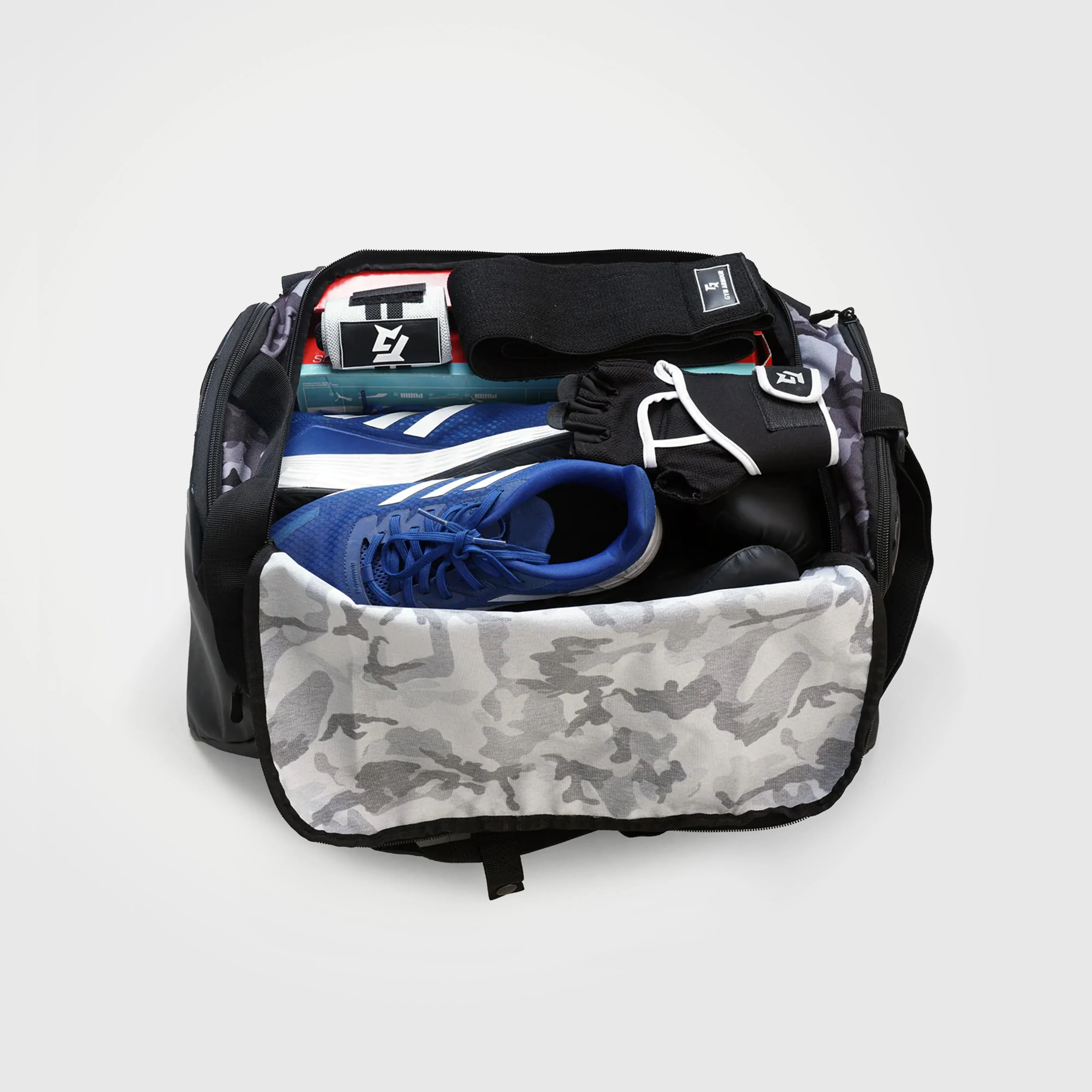 Armour Gym Bag (Grey Camo)