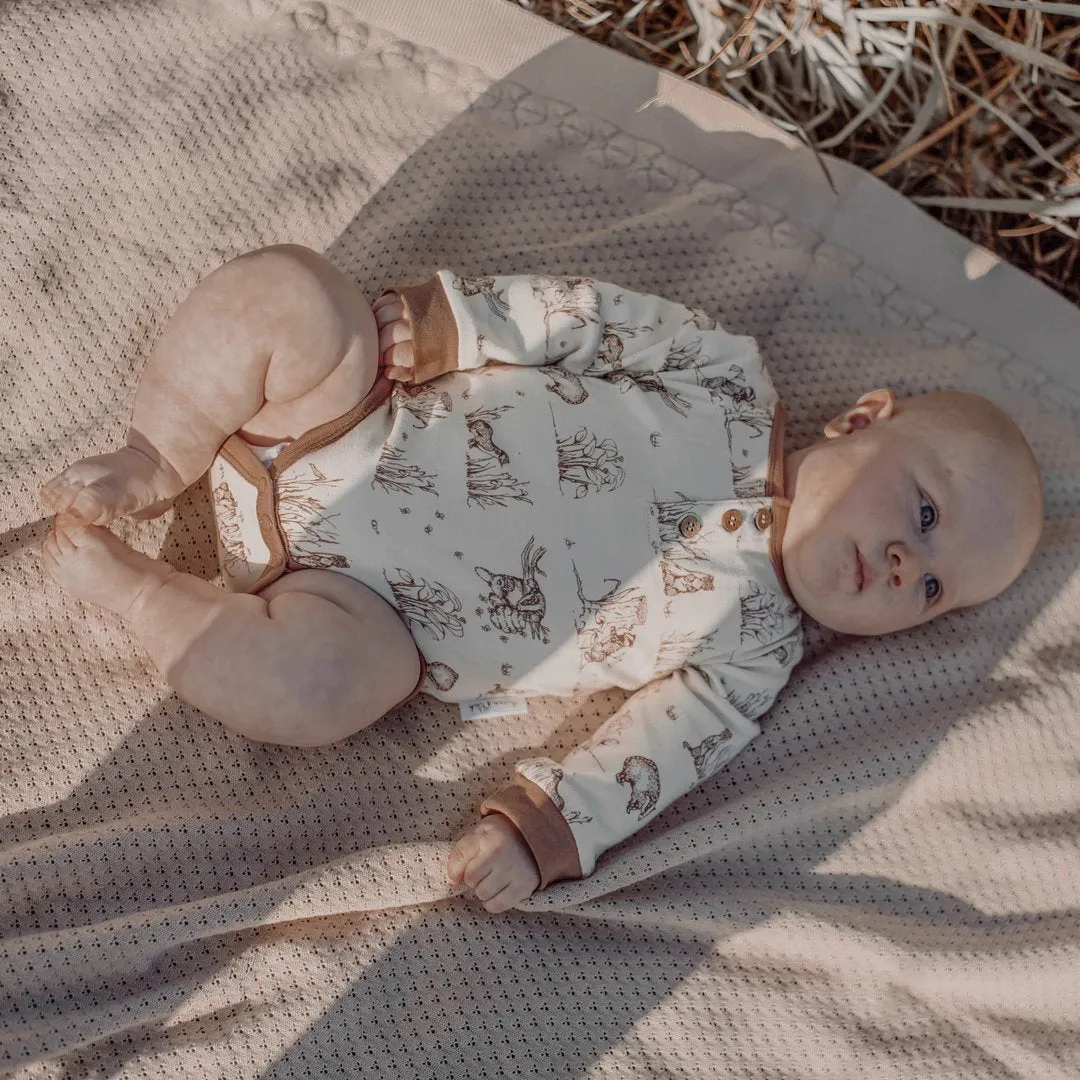 Aster & Oak | Badger Henley Onesie