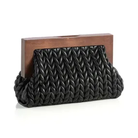 Aster Clutch, Black