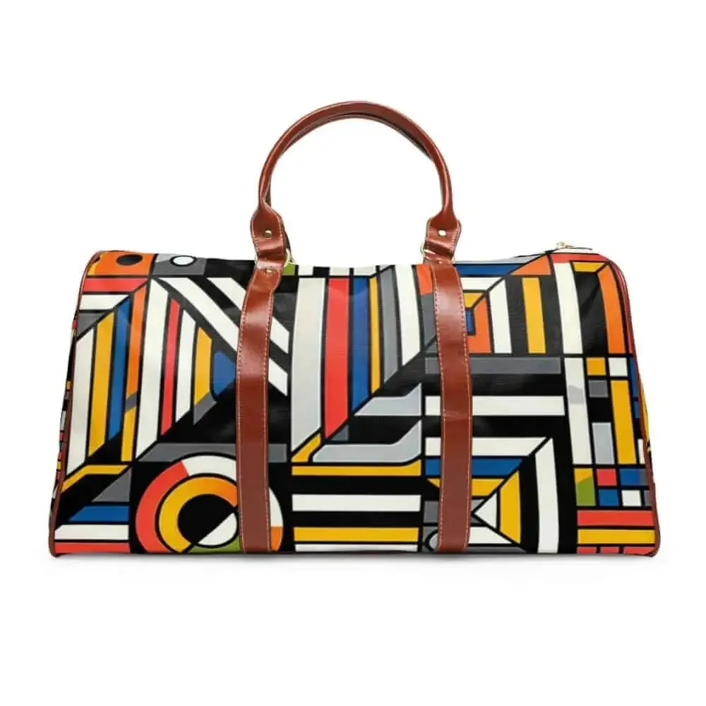 Ava Mondrian - Geometric Travel Bag