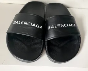 Balenciaga logo slides