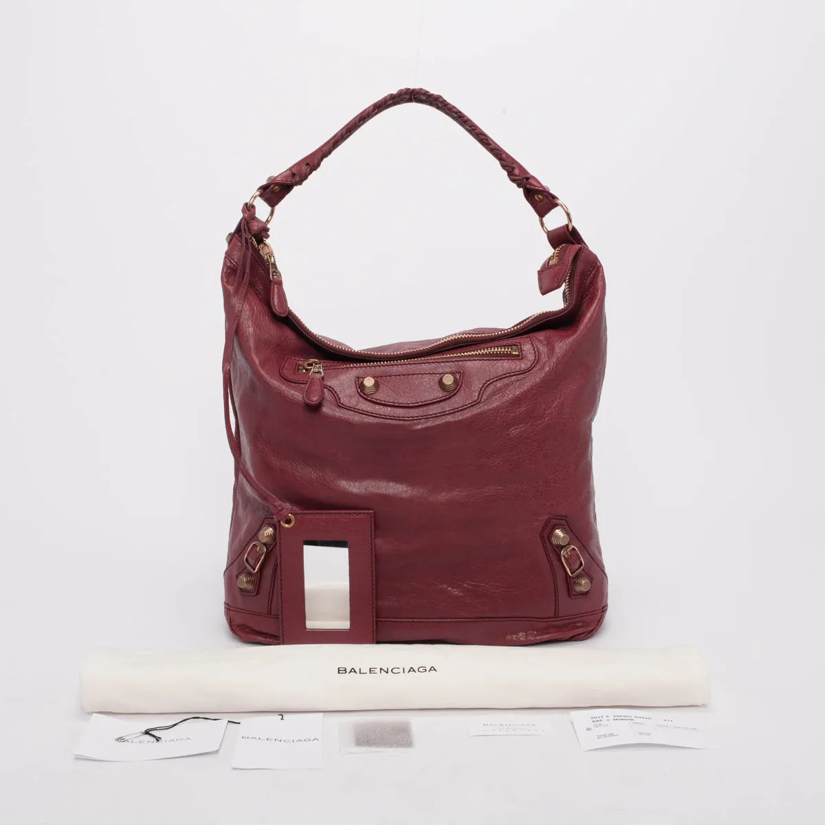 Balenciaga Raspberry Giant 12 Day Bag