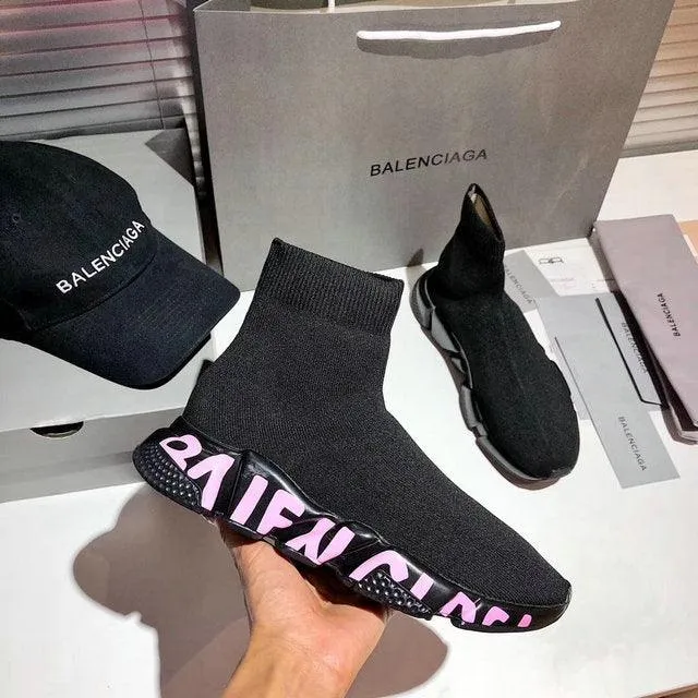 BALENCIAGA SPEED RUNNER GRAFFITI *PINK*