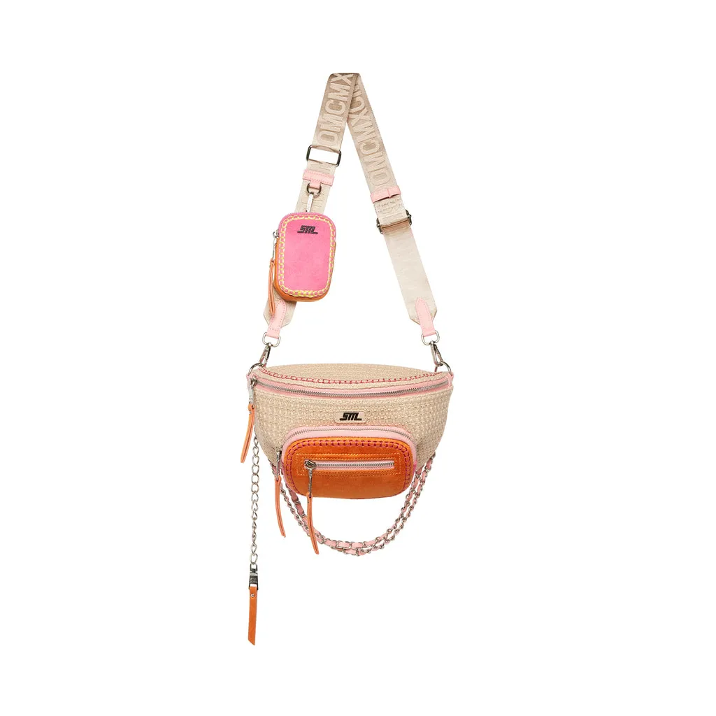 Bdoubles Crossbody bag TAN MULTI