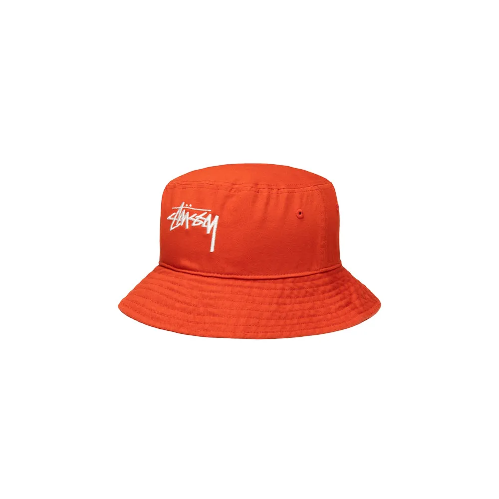 Big Stock Bucket Hat (blood orange)