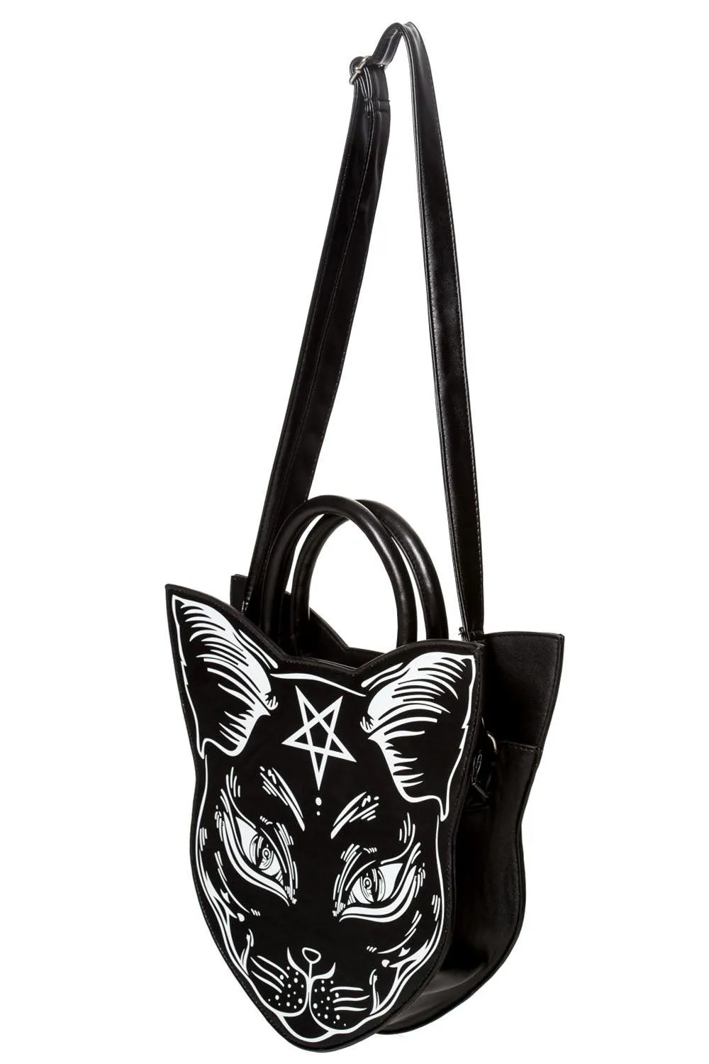 Black Cat Magic Shoulder Bag