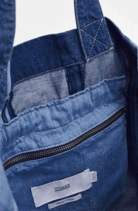 Blue Denim Bag