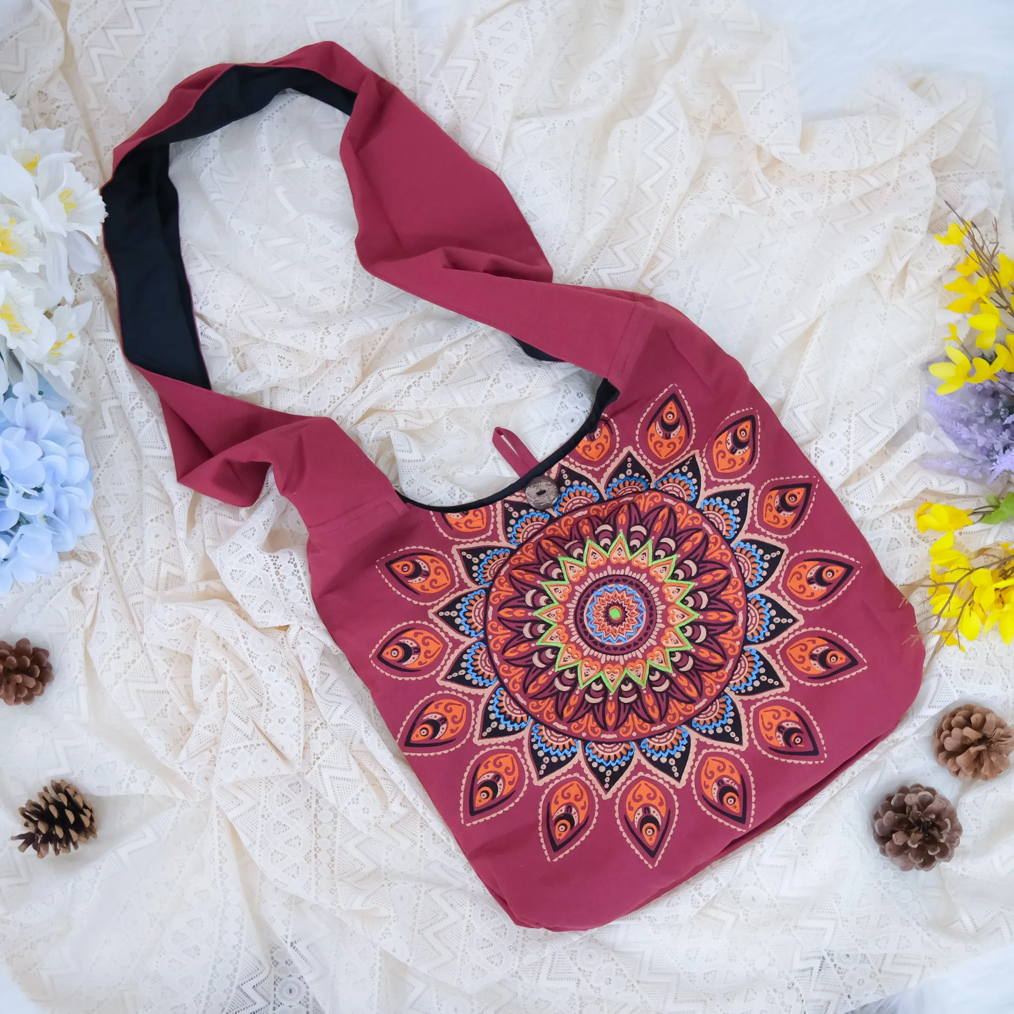 Boho Mandala Messenger Bag