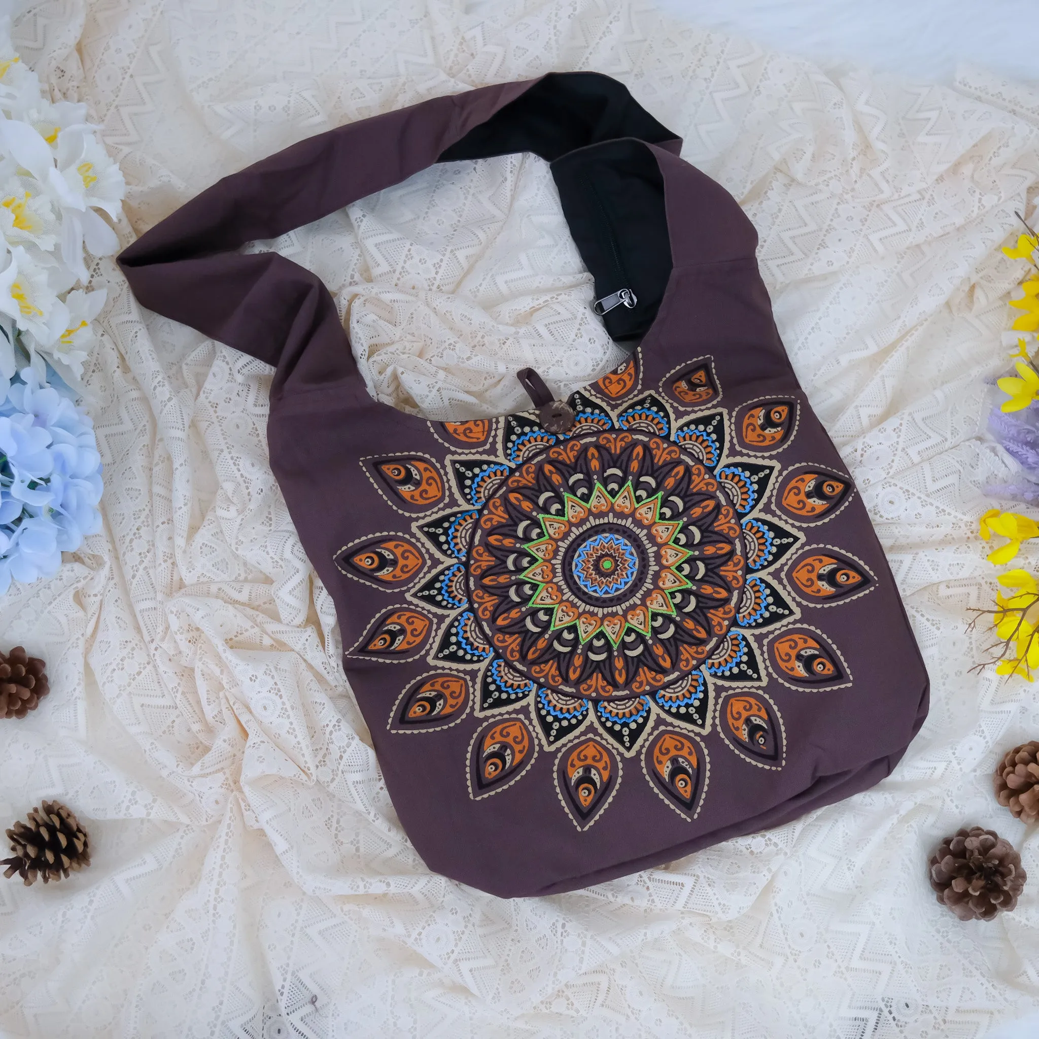 Boho Mandala Messenger Bag