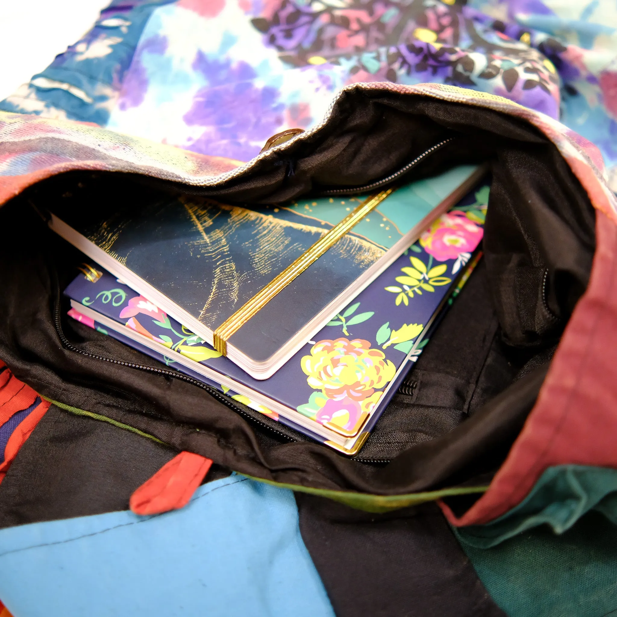 Boho Patchwork Tree of Life Messenger Bag