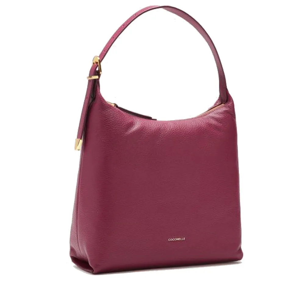 Borsa Donna Hobo a Spalla COCCINELLE in Pelle Linea Gleen colore Garnet Red