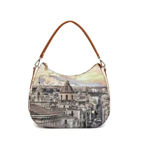 Borsa Donna Hobo Bag Y NOT YES-629 stampa Etnea