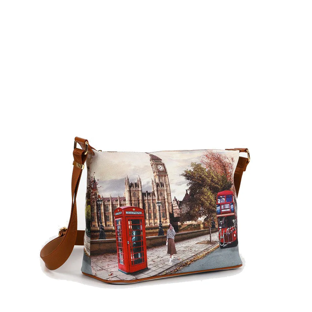 Borsa Donna Y NOT Hobo Easy Large a Tracolla YES-607 London Street