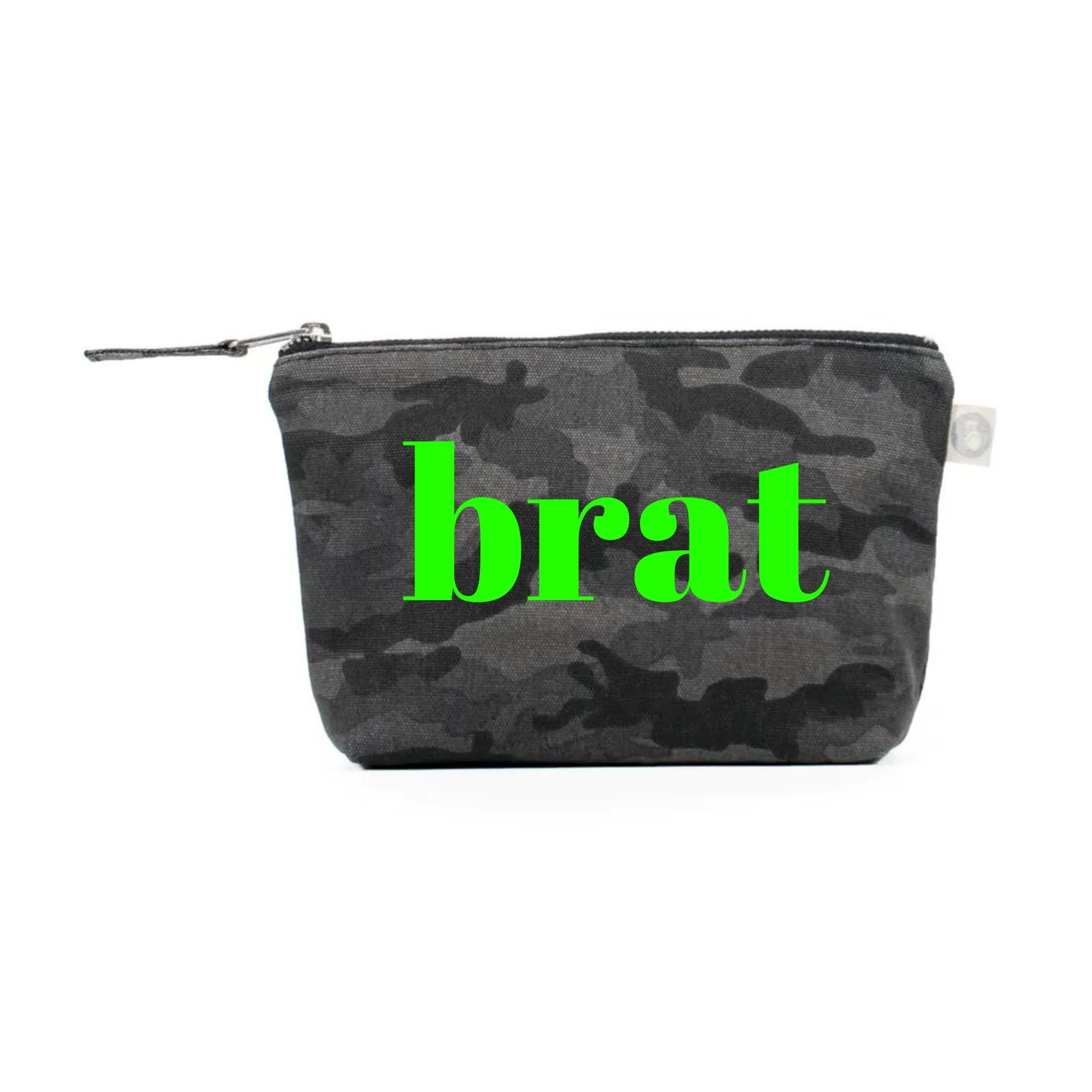 BRAT Makeup Bag in Black Camo  NEW!