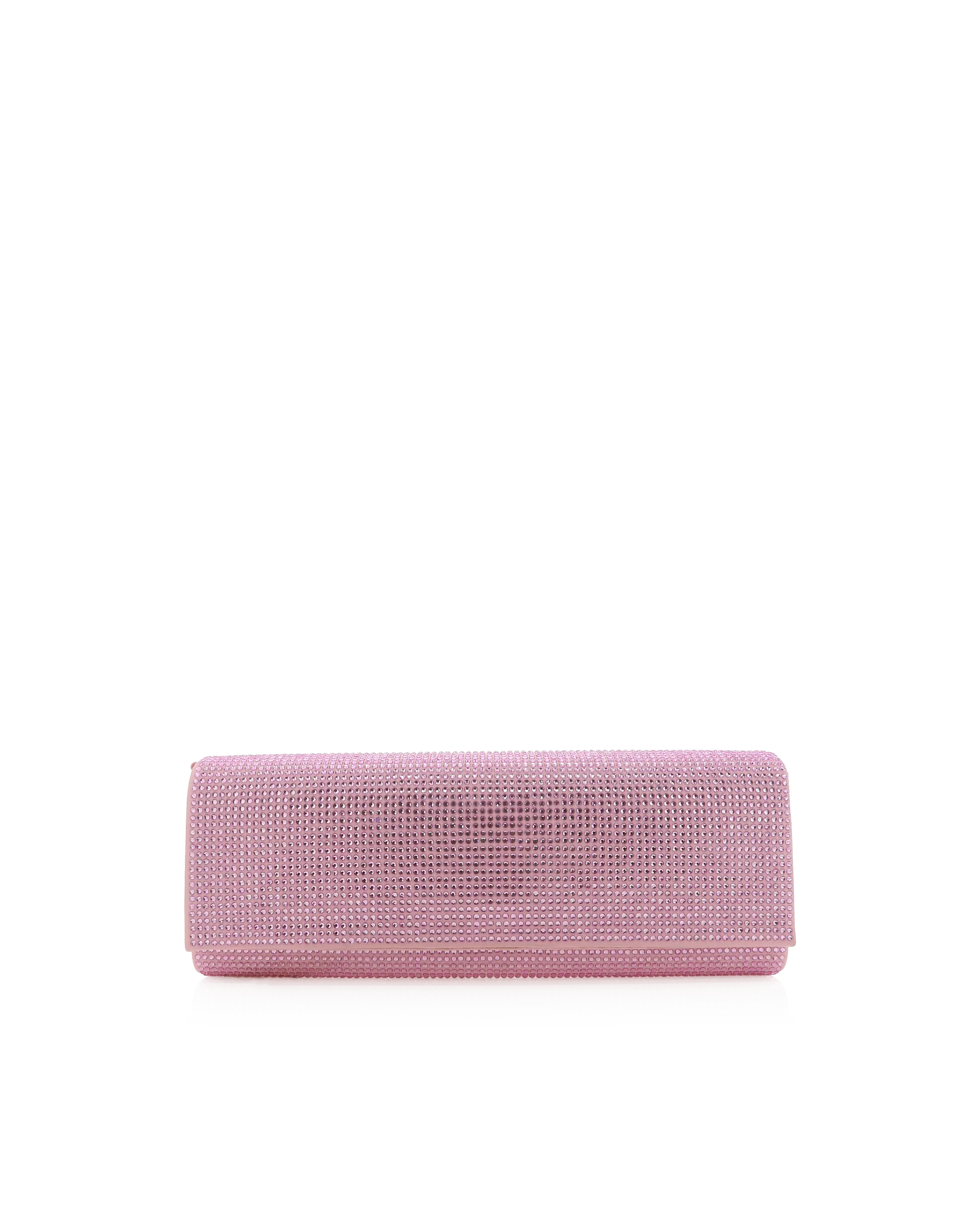 BRIELLE CLUTCH BAG - BALLET PINK-DIAMANTE