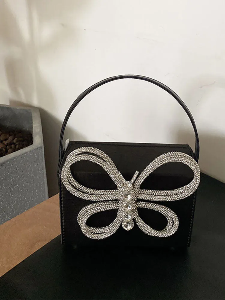 Butterfly Rhinestone Clutch