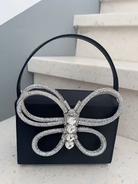 Butterfly Rhinestone Clutch