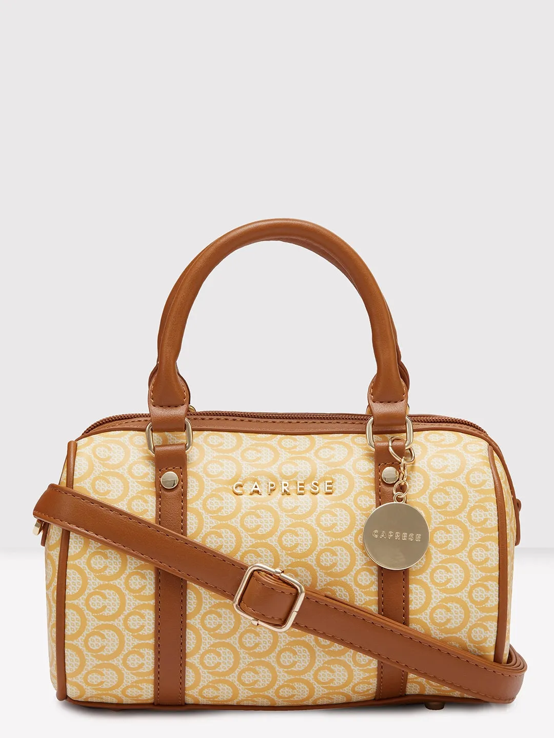 Caprese Callie Satchel Small Tan