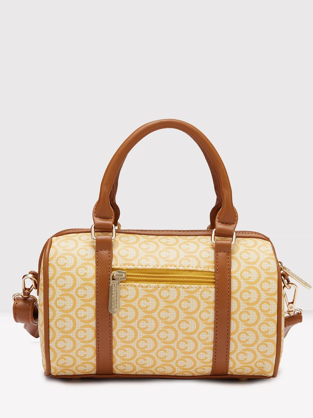 Caprese Callie Satchel Small Tan