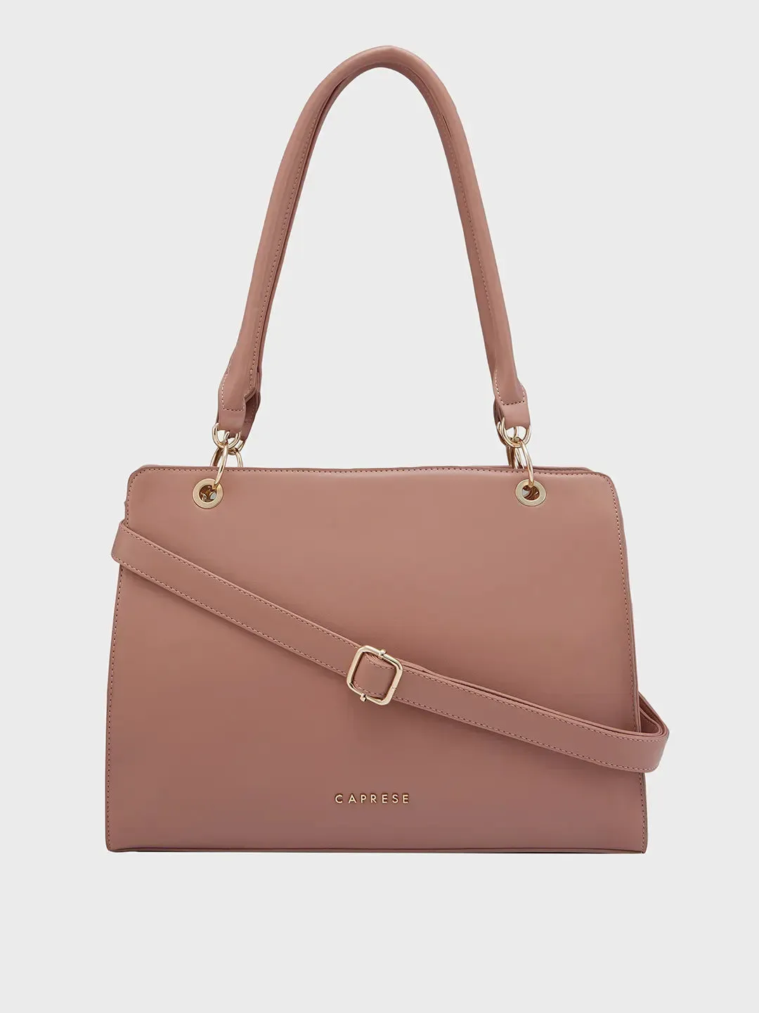 Caprese Capri Satchel Large Pink