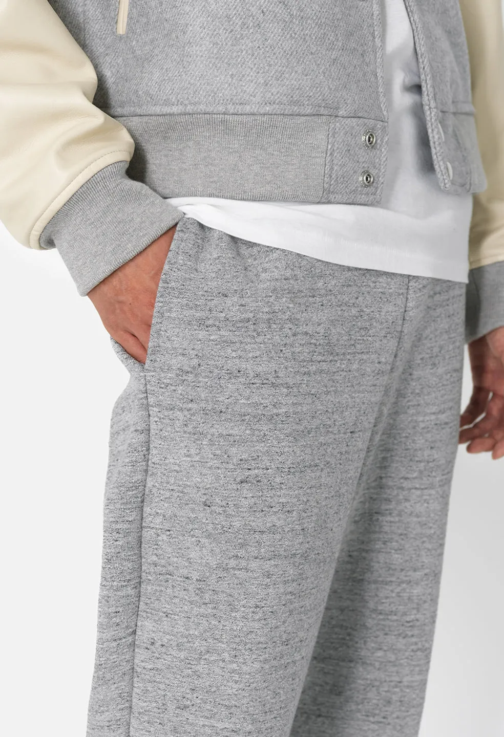 Cashmere Fleece Savile Sweats / Heather Grey