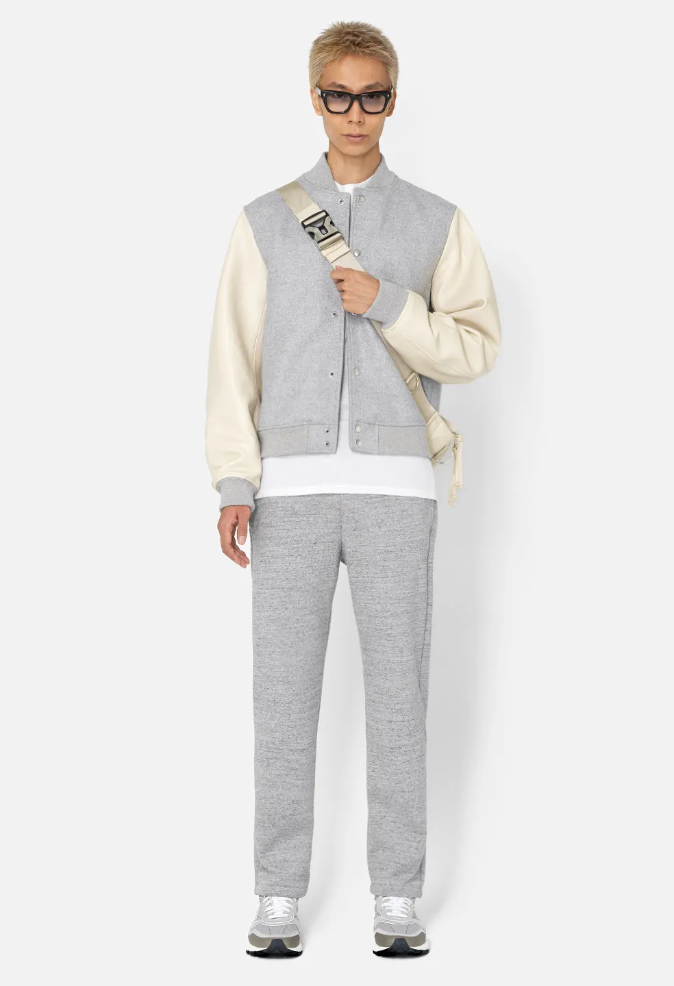 Cashmere Fleece Savile Sweats / Heather Grey