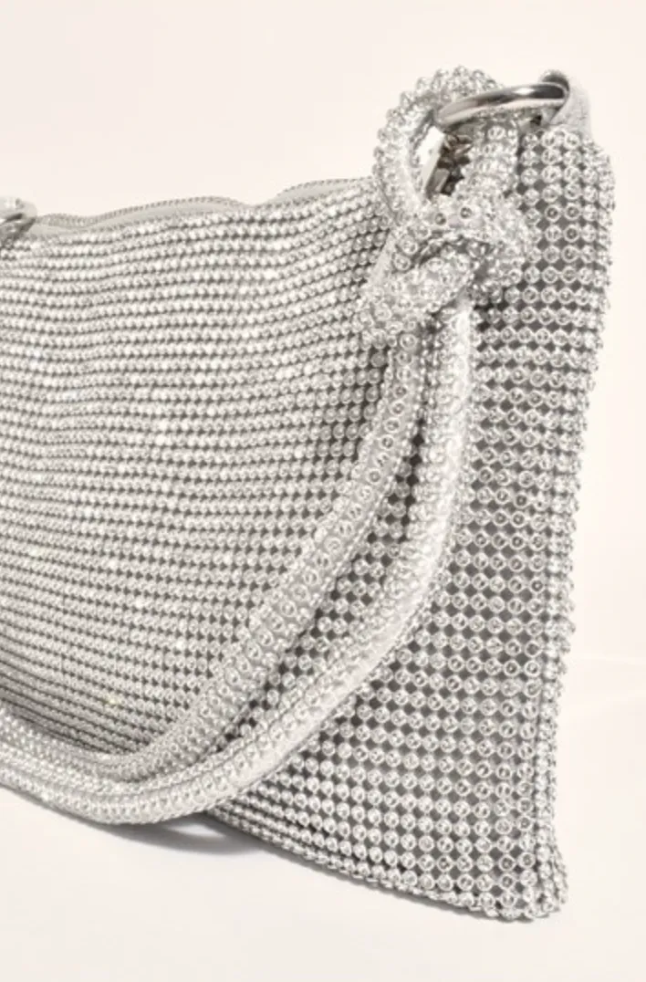 Cassidy Clutch - Silver