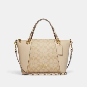 Coach Outlet Kacey Satchel In Colorblock Signature Canvas