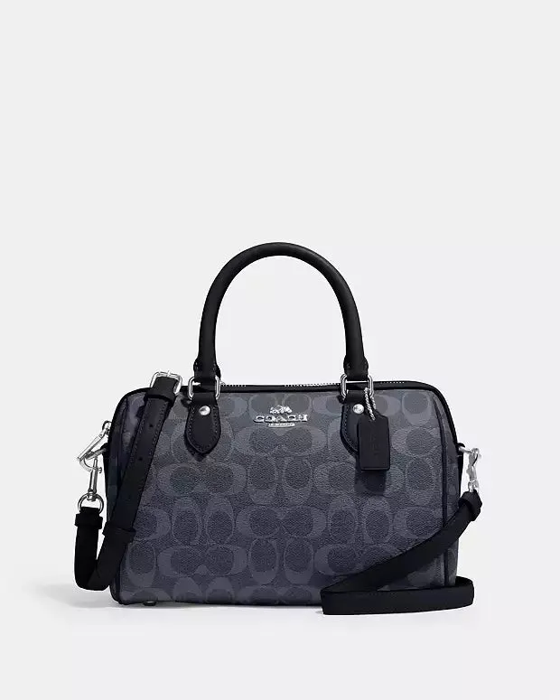 Coach Rowan Satchel In Signature Canvas