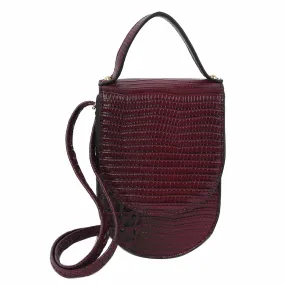 Croc Alligator Top Flap Crossbody