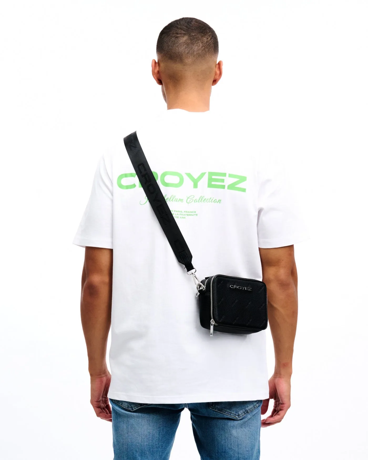 Croyez Monogram Messenger Bag | Black