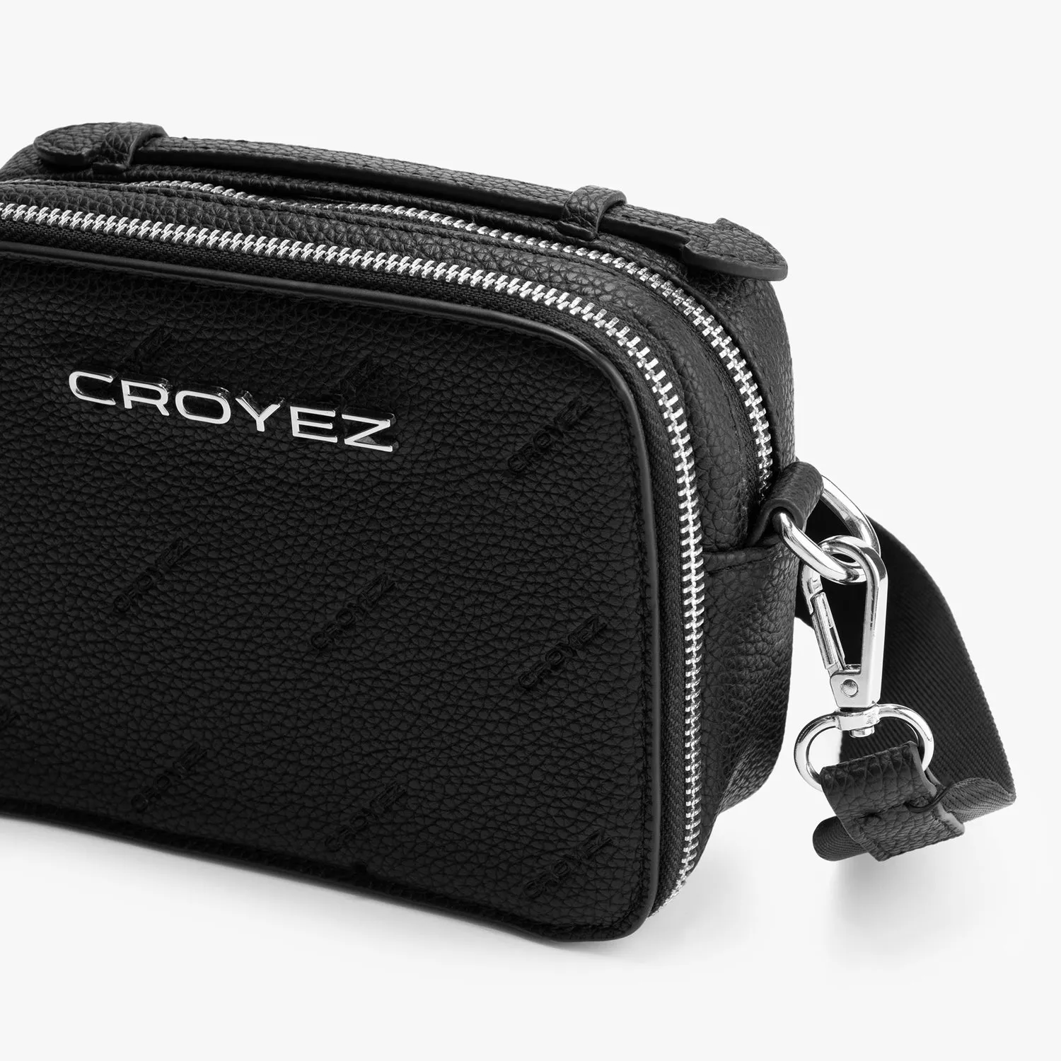 Croyez Monogram Messenger Bag | Black