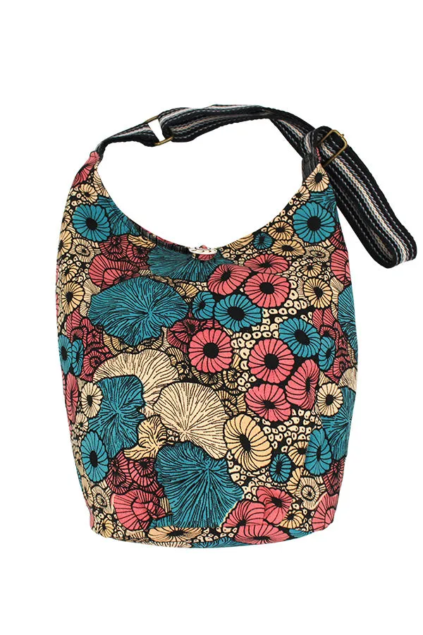 Eclectic Cross Body Hobo  Bag