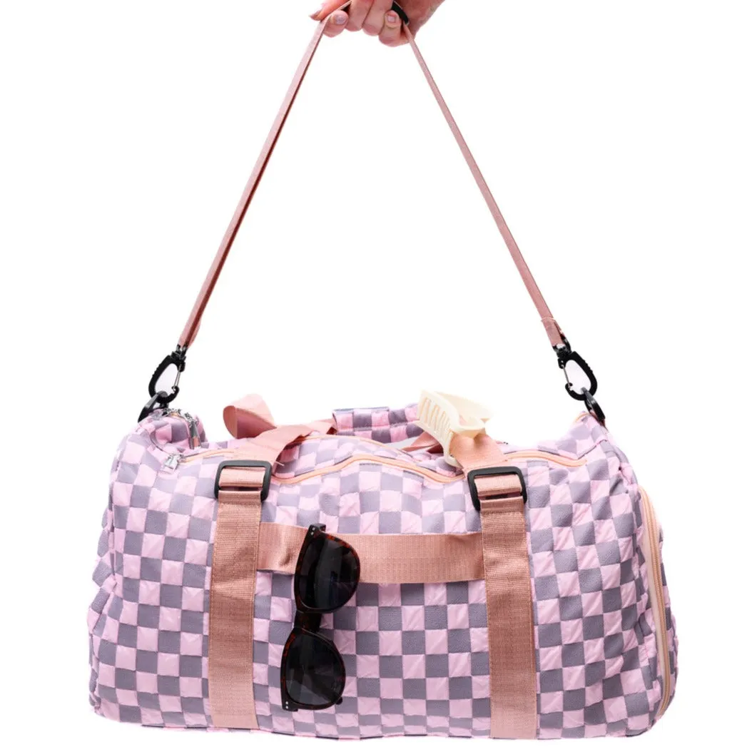 Elevate Travel Duffel in Pink