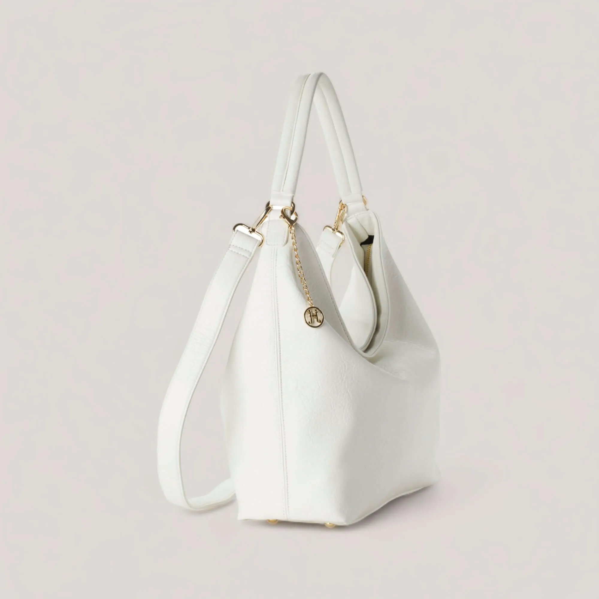 EMILY II | White Classic Hobo