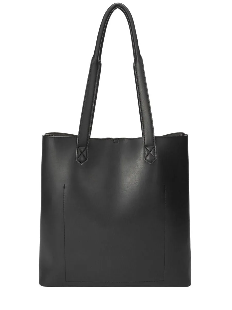 Every Other Portrait Tote Bag - Black