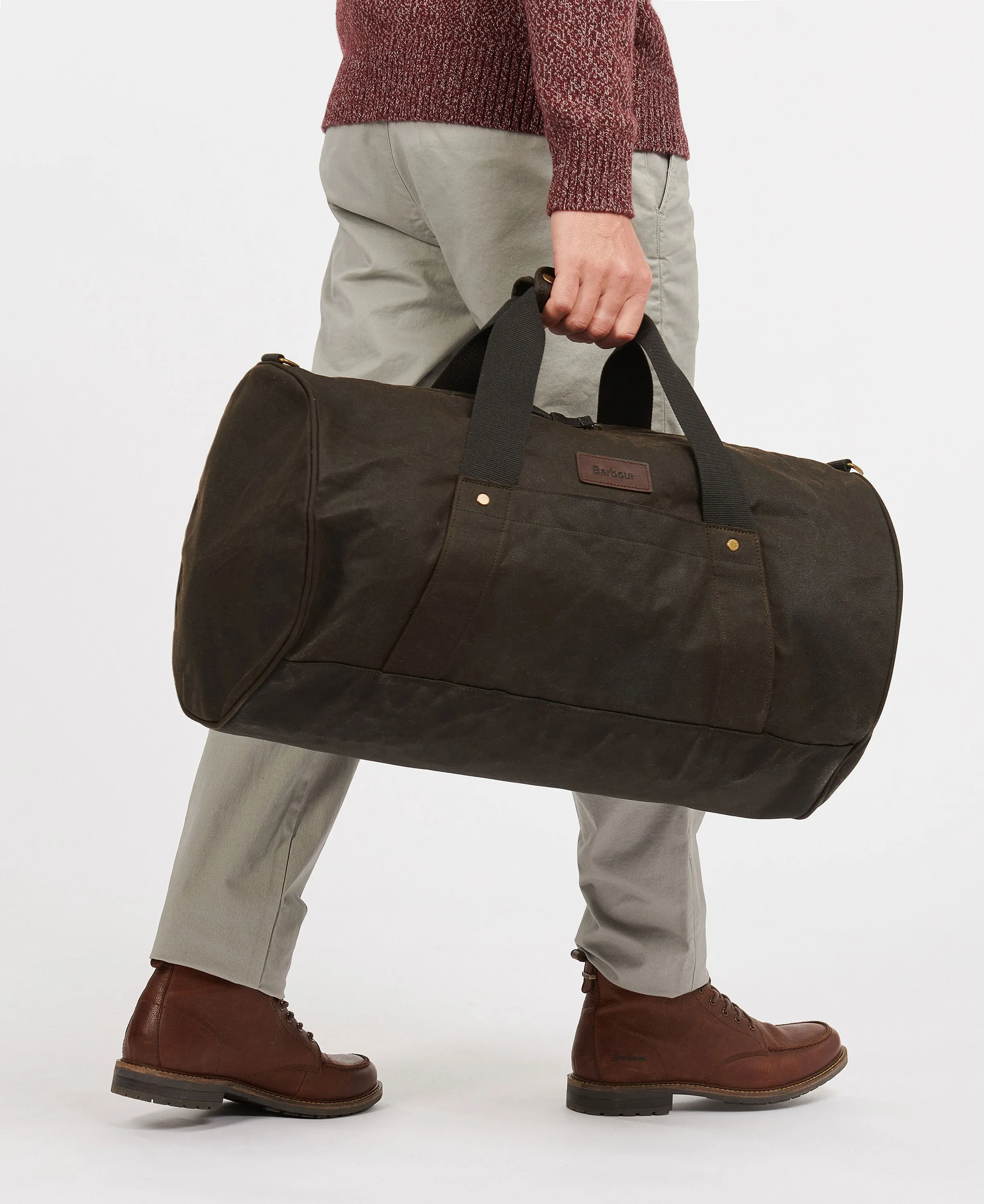 Explorer Wax Duffle Bag - Olive