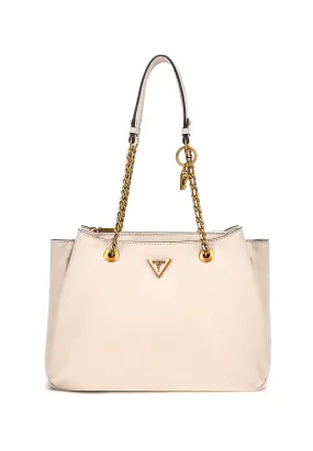 GUESS Becci Borsa Satchel Seashell Bianco VB878209