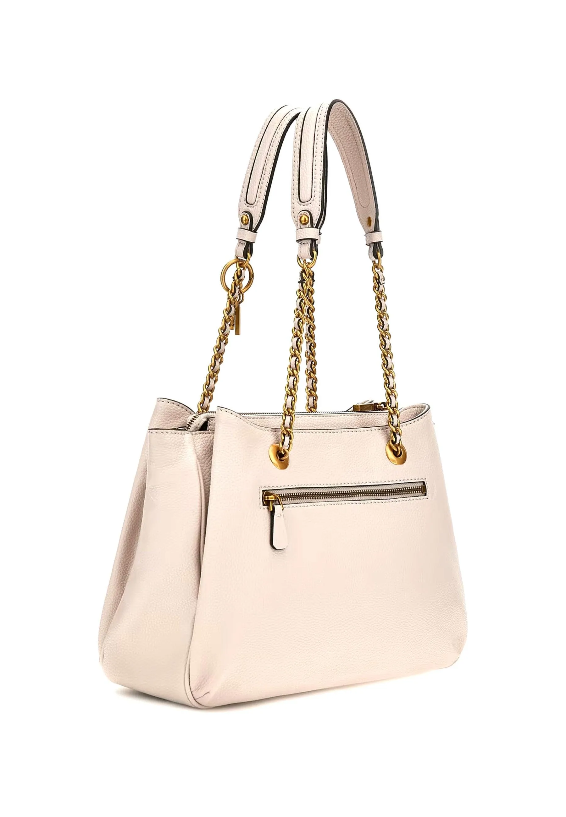 GUESS Becci Borsa Satchel Seashell Bianco VB878209