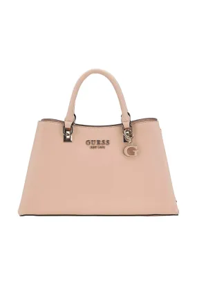 GUESS Eliette Borsa Girlfriend Satchel Donna Light Beige Rosa VG922506