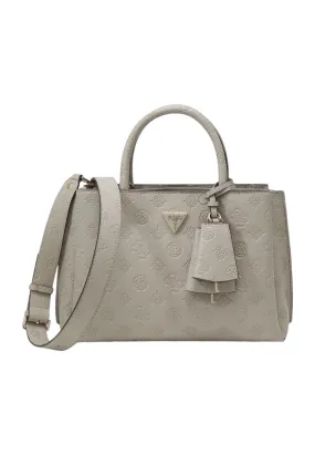 Certainly! Here’s an optimized title for the product in English with added modifiers:

GUESS Jena Borsa Luxury Taupe Logo Satchel Bag for Women - Stylish and Elegant Handbag (PG922006)