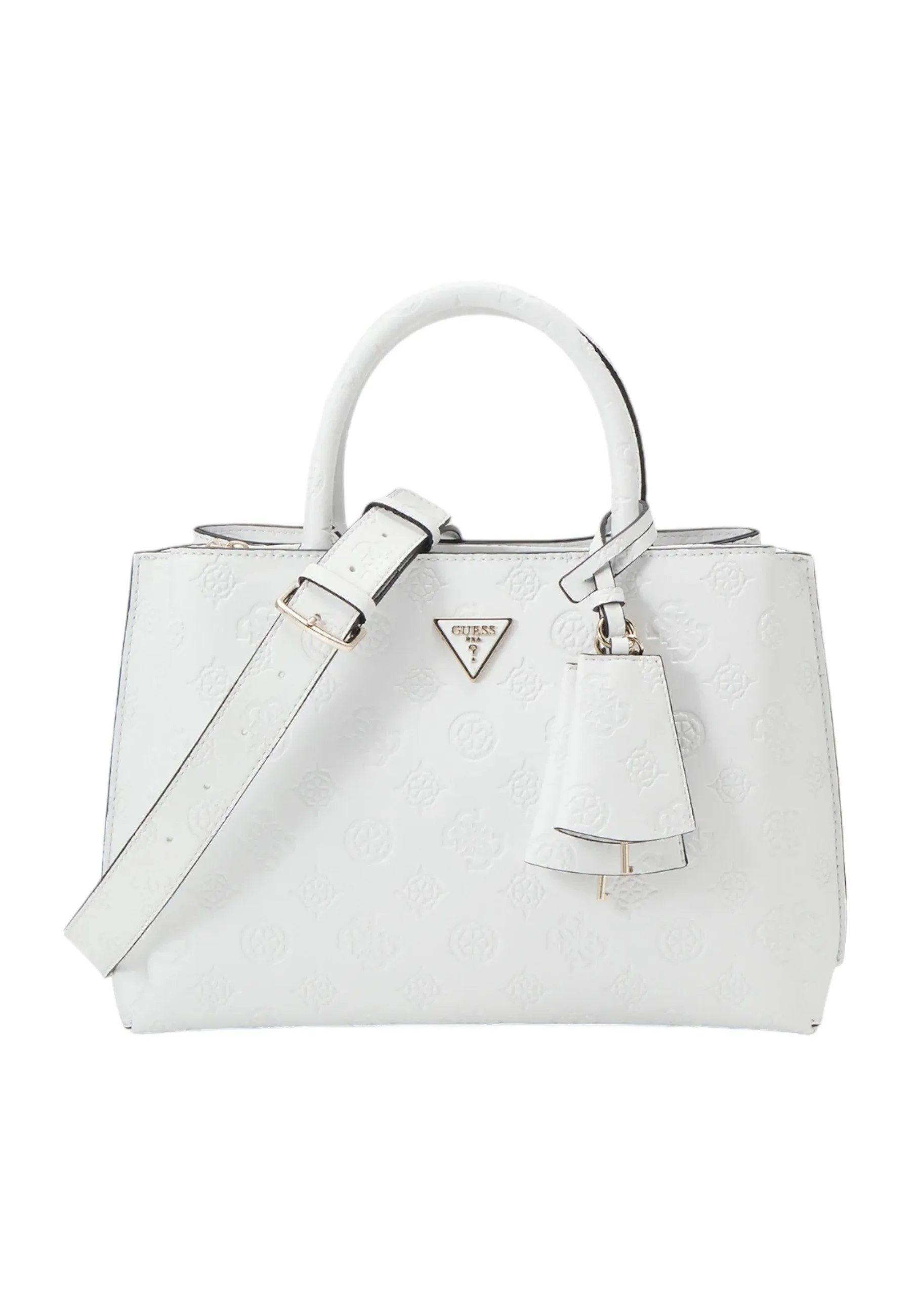 GUESS Jena Borsa Luxury Satchel Donna White Logo PG922006