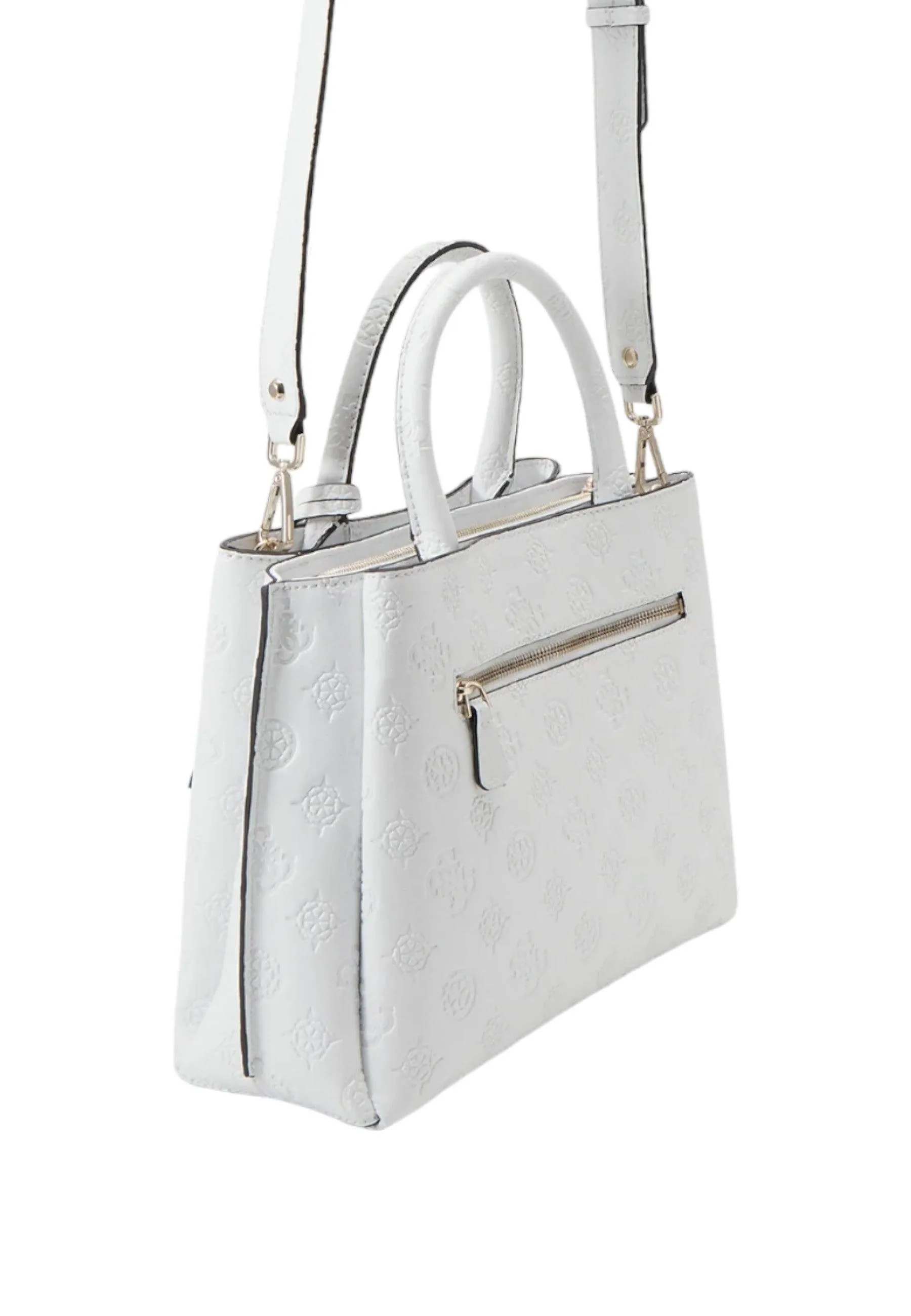 GUESS Jena Borsa Luxury Satchel Donna White Logo PG922006