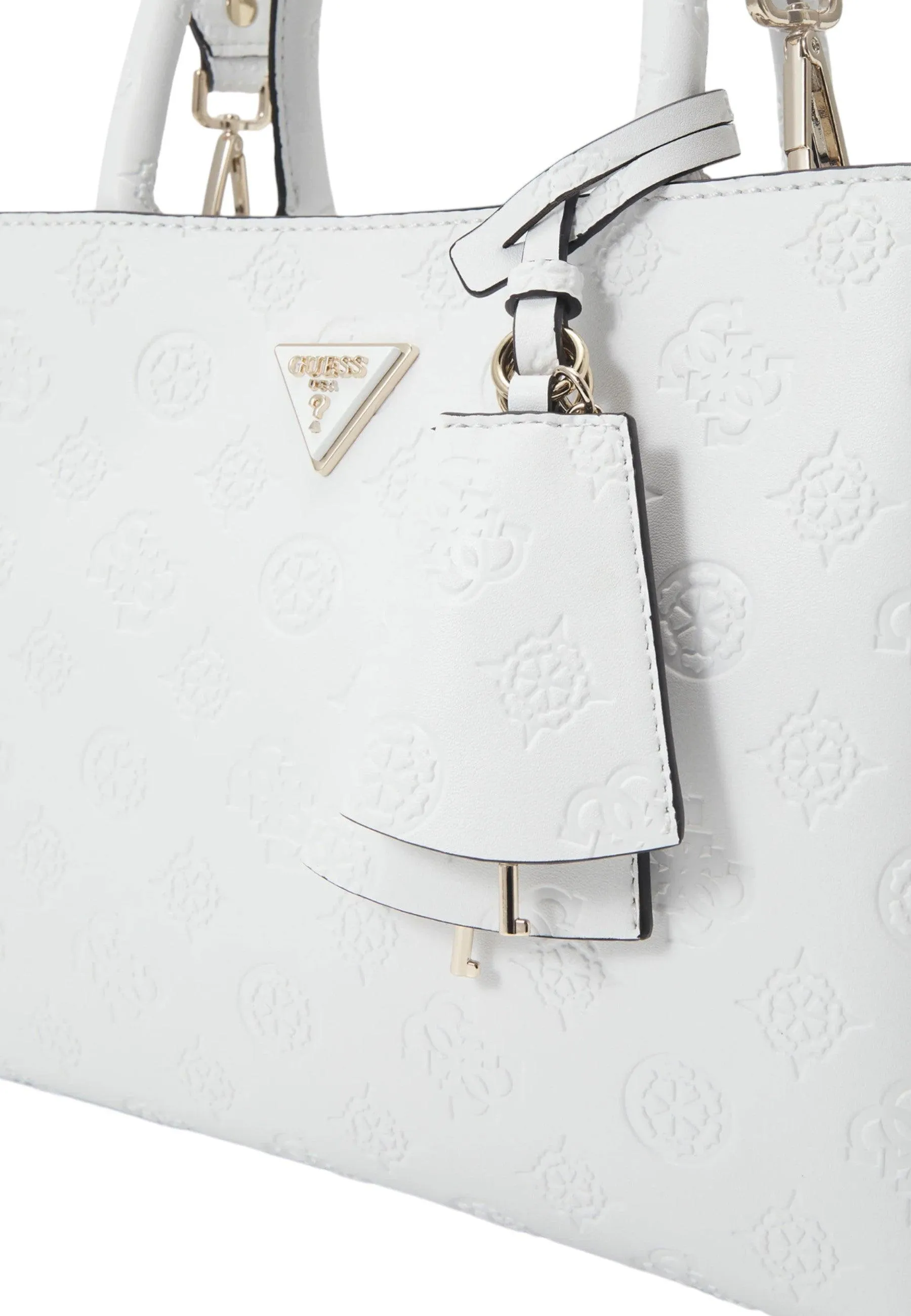 GUESS Jena Borsa Luxury Satchel Donna White Logo PG922006