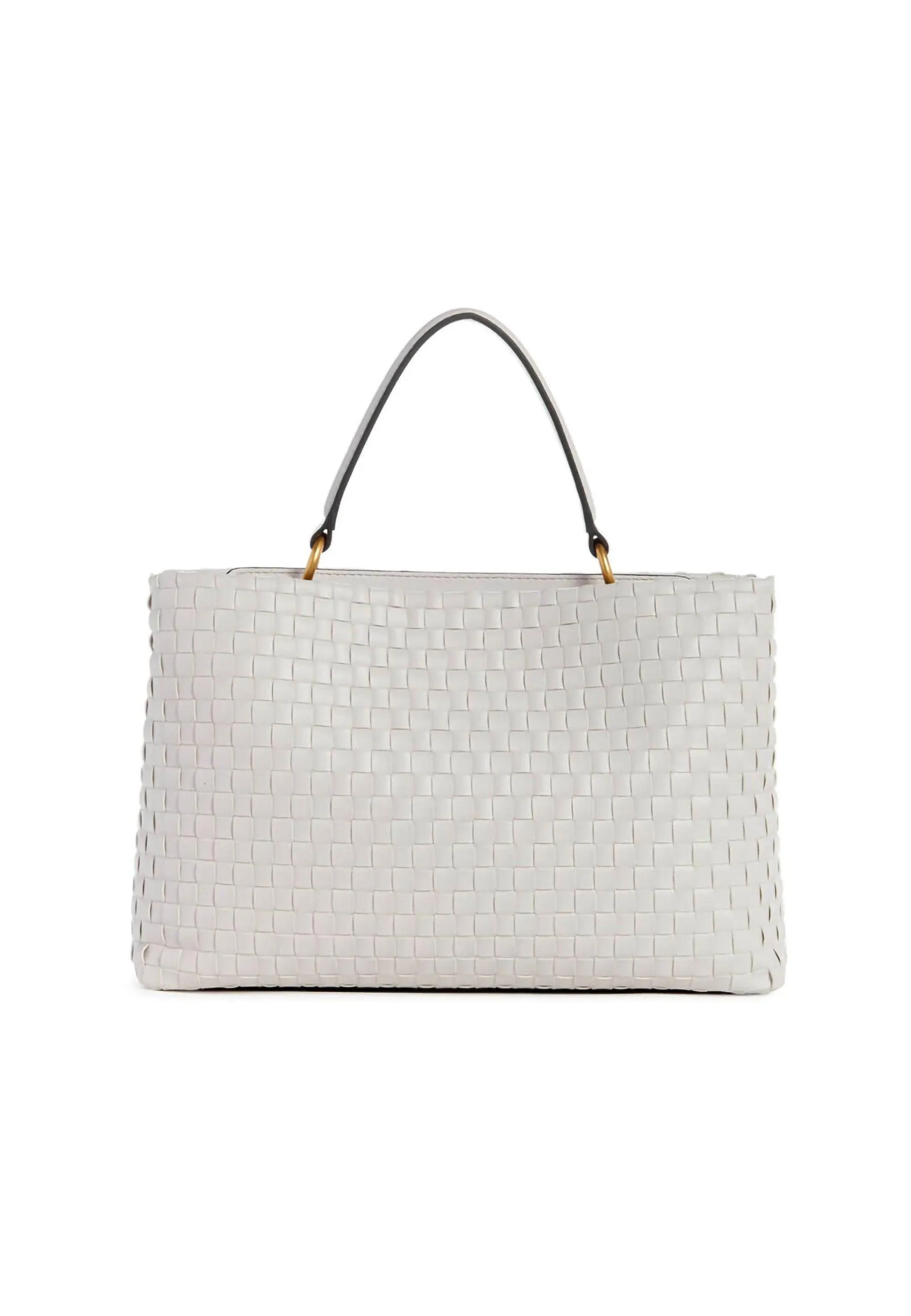 GUESS Lisbet Borsa Satchel Stone Bianco WA877406